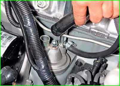 Прочистка системы вентиляции картера