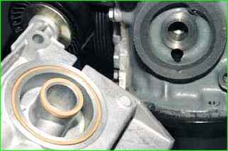 Май сүзгісі кронштейнінің тығыздағыштарын ауыстыру