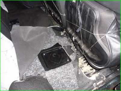 Reducción de la presión de combustible Niva Chevrolet