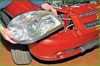 Фара бөлігін алып тастау