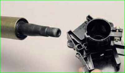 Снятие и установка подрулевого переключателя