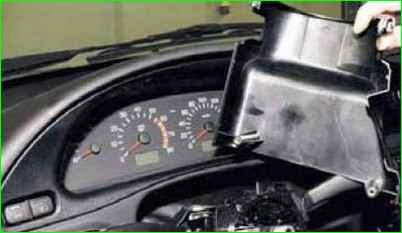 Снятие и установка подрулевого переключателя