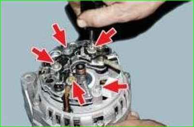 Генератор жөндеу Niva Chevrolet