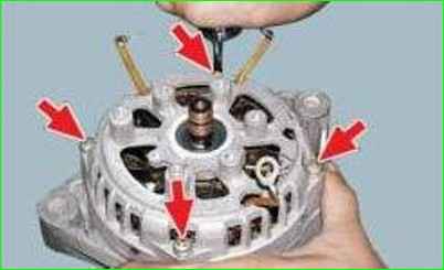 Генератор жөндеу Niva Chevrolet