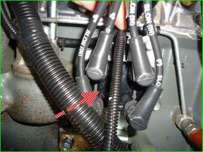 Установленный модуль зажигания