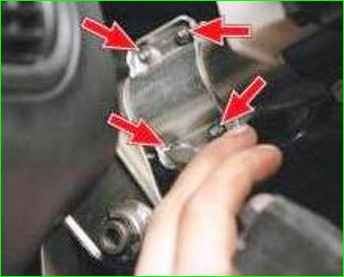 Снятие и установка выключателя зажигания