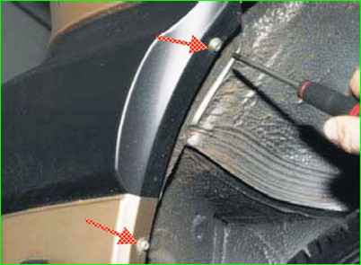 Replacing the rear bumper