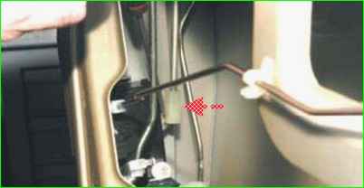 Снятие наружной ручки двери