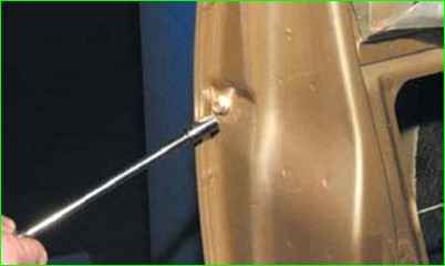 Снятие наружной ручки двери