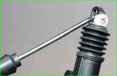 Снятие замка передней двери