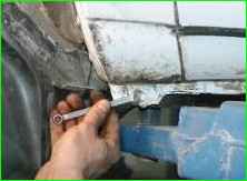 Замена переднего крыла