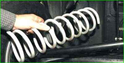 Ersetzen der Hinterradaufhängungsfedern