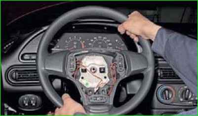 Снятие рулевого колеса автомобиля Нива Шевролет