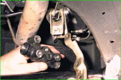 Тежегіш қысым реттегішін және оның жетекін ауыстыру