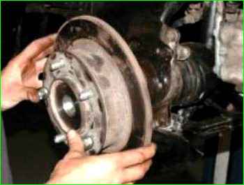 Как заменить тормозной диск Нива Шевроле