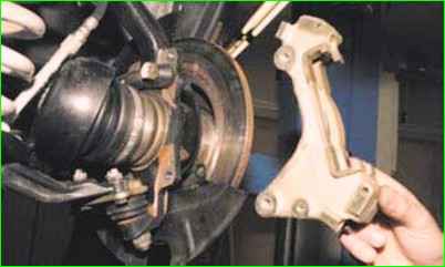 Как заменить тормозной диск Нива Шевроле