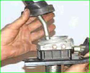 Тісті беріліс таңдау механизмінің жетекін бөлшектеу және құрастыру