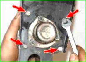 Тісті беріліс таңдау механизмінің жетекін бөлшектеу және құрастыру