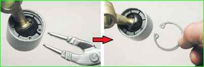 Разборка привода управления механизмом передач