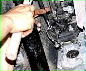 Снятие и ремонт промежуточного вала