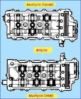 Регулировка зазоров клапанов двигателя G6EA 
