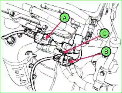  Removing and installing the cylinder head of the G6EA engine 