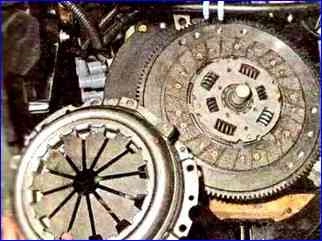 Замена агрегатов сцепления двигателя ВАЗ-21114