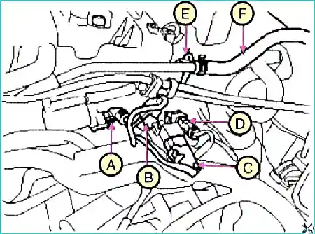 Снятие и установка ГБЦ двигателя объемом 2,0 л. - G4KD и 2,4 л. – G4KE