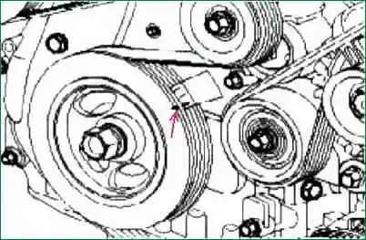 Timing drive in a 2.0 l. engine - G4KD and 2.4 l. - G4KE
