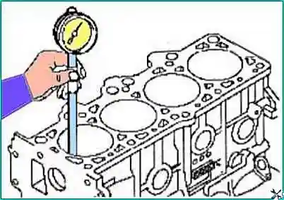 Сборка блока цилиндров двигателя G4KD и G4KE 