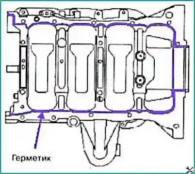 Сборка блока цилиндров двигателя G4KD и G4KE 
