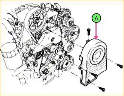 D4EA diesel timing drive