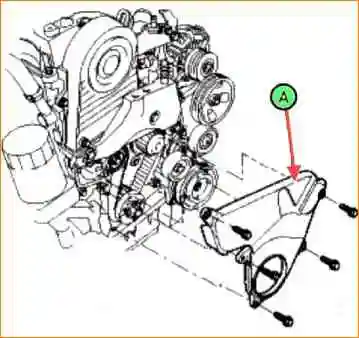 D4EA diesel timing drive