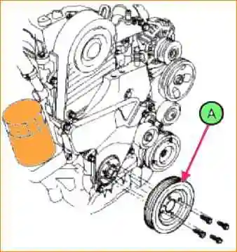 D4EA diesel timing drive