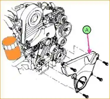 D4EA diesel timing drive