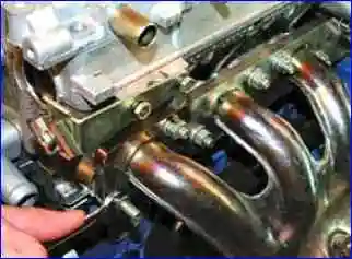 Замена прокладки катколлектора двигателя ВАЗ-21126