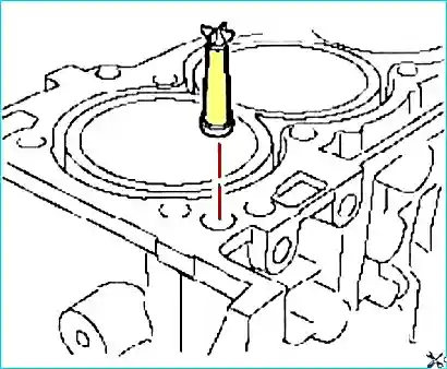 Снятие и установка ГБЦ двигателя объемом 2,0 л. - G4KD и 2,4 л. – G4KE