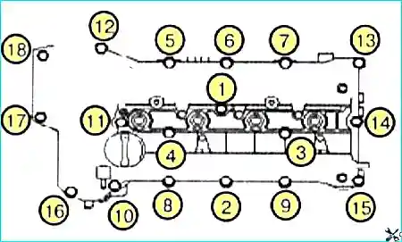 Снятие и установка ГБЦ двигателя объемом 2,0 л. - G4KD и 2,4 л. – G4KE