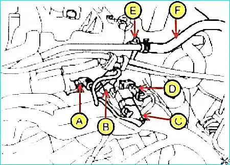 Снятие и установка ГБЦ двигателя объемом 2,0 л. - G4KD и 2,4 л. – G4KE