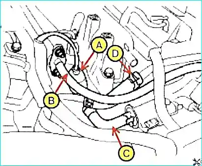 Снятие и установка ГБЦ двигателя объемом 2,0 л. - G4KD и 2,4 л. – G4KE