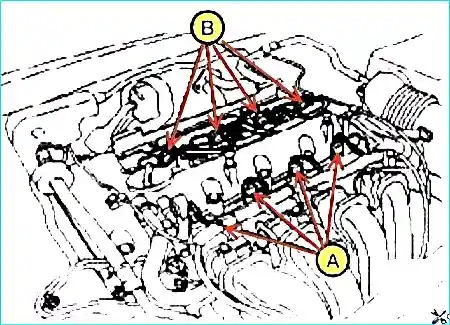 Снятие и установка ГБЦ двигателя объемом 2,0 л. - G4KD и 2,4 л. – G4KE