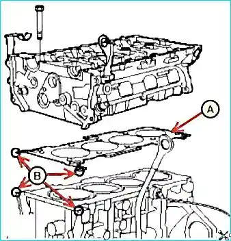 Снятие и установка ГБЦ двигателя объемом 2,0 л. - G4KD и 2,4 л. – G4KE
