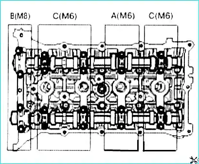 Снятие и установка ГБЦ двигателя объемом 2,0 л. - G4KD и 2,4 л. – G4KE