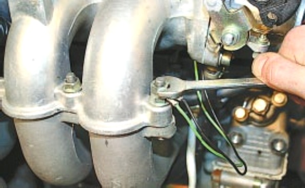 Снятие впускного коллектора