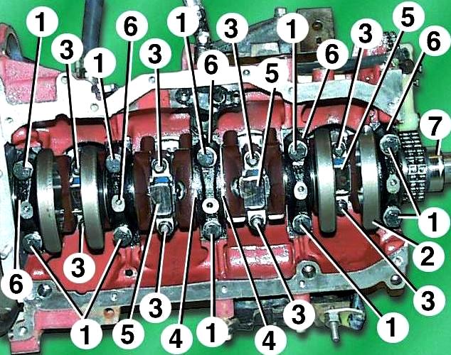 Снятие и ремонт коленчатого вала ЗМЗ-405, ЗМЗ-406