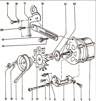 генератор турбодизельного двигателя VW Passat