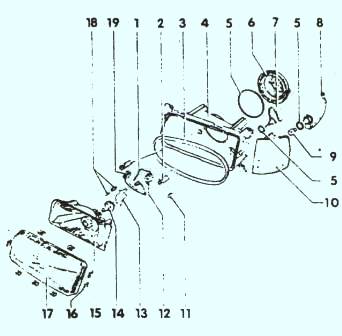 фары и указатели поворотов VW Passat