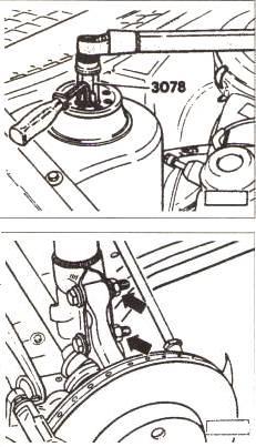 Очертить головку болта или гайку