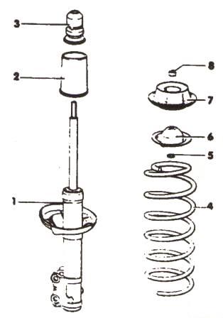 стойка 4-цилиндрового двигателя