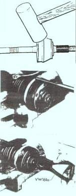 разборка шарниров VW Passat